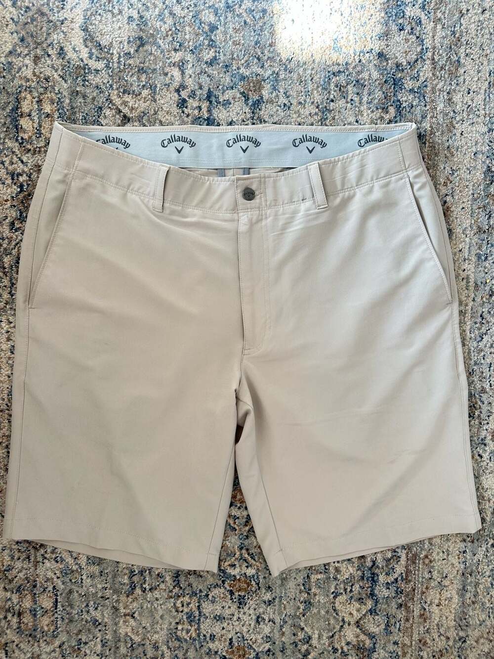 Callaway Men's Tech Performance Golf Shorts Khaki Size 36